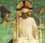 Fra Angelico: The Mocking of Christ (detail)