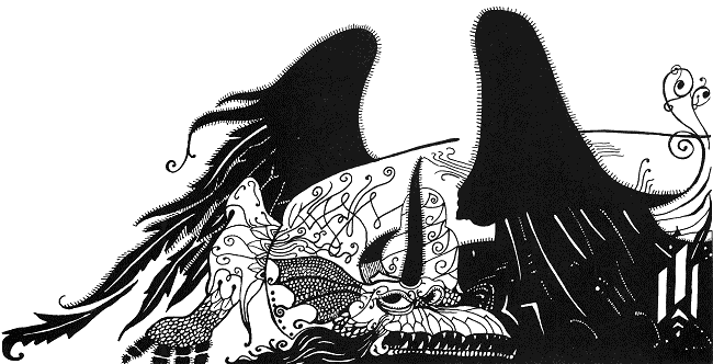 Aubrey Beardsley: Dragon Illustration