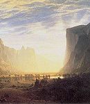 Albert Bierstadt: Looking Down Yosimite Valley, California
