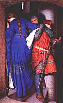 Frederic William Burton: The Meeting on the Turret Stairs