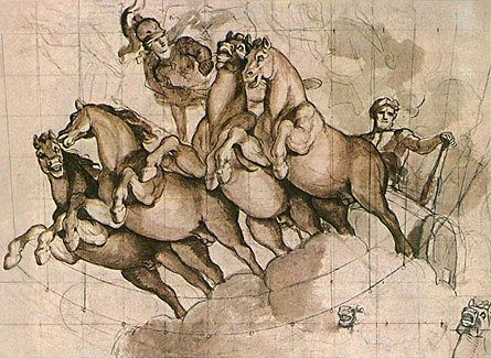Charles Le Brun: Sketch for Apotheosis of Hercules