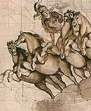 Charles Le Brun: Sketch for Apotheosis of Hercules