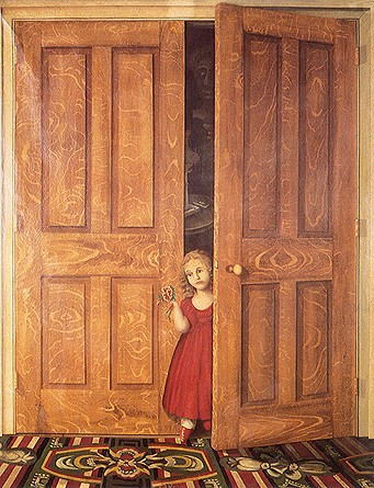 George Washington Mark: Girl Coming Through Door