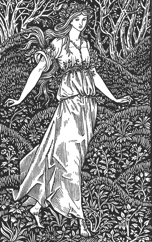 William Morris Illustration from The Wood Beyond the World 1894