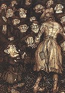 Arthur Rackham: Illustration from Rip Van Winkle