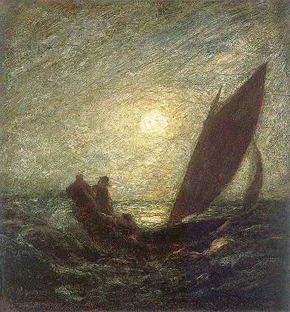 Albert Pinkham Ryder: With Sloping Mast and Sinking Prow