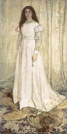 James McNeill Whistler: Symphony in White No. 1: The White Girl