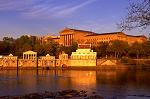The Philadelphia Museum of Art seen from the Schuylkill River