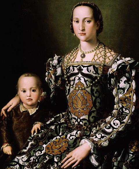 Bronzino: Portrait of Eleonora of Toledo with her son Giovanni